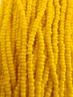 11/0 Sheen Chartlotte 2-Cut Opaque Yellow Hank