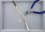 2.5x6mm Hematite Flat Heart Gold