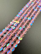 Moon Light Quartz Pink Beads Available in 6mm, 8mm Sizes