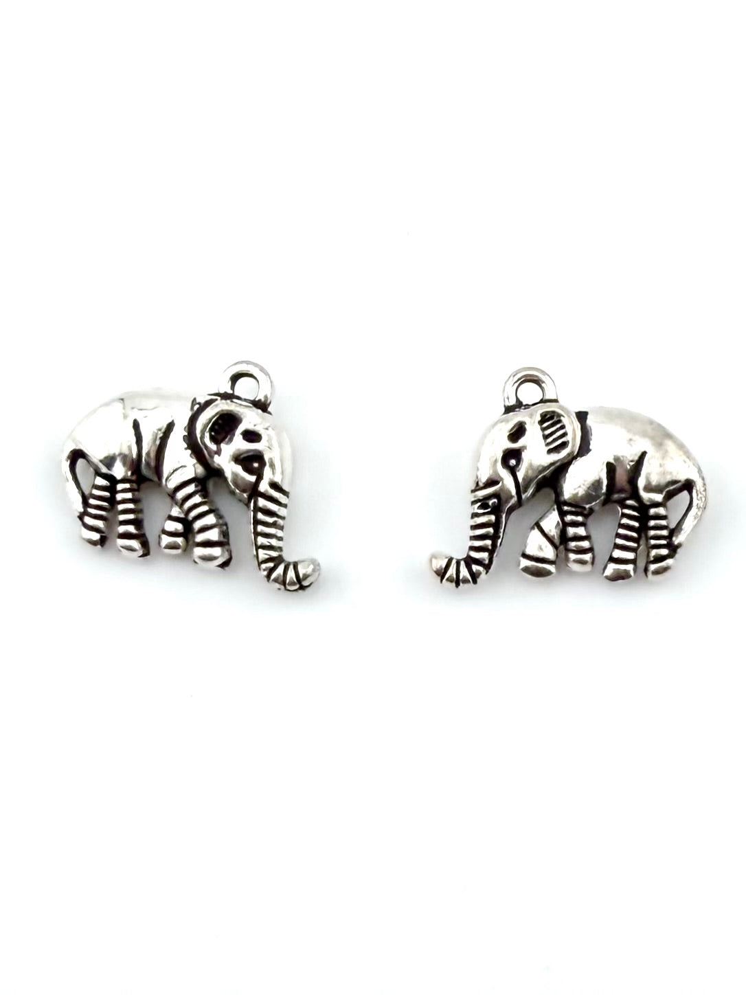 16mm Elephante Charm Rhodium