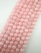 Rose Quartz Beads Available in 4mm, 6mm, 8mm, 10mm, 12mm, 14mm Sizes