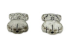10x9mm Dog Spacer Bead Rhodium