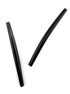 Black Buffalo Bone Pipe, Standard thickness  1–4inch Carved Bone Pieces for Jewelry & Crafts