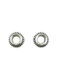 4x7mm Spacer Bead Rhodium