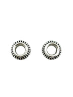 4x7mm Spacer Bead Rhodium