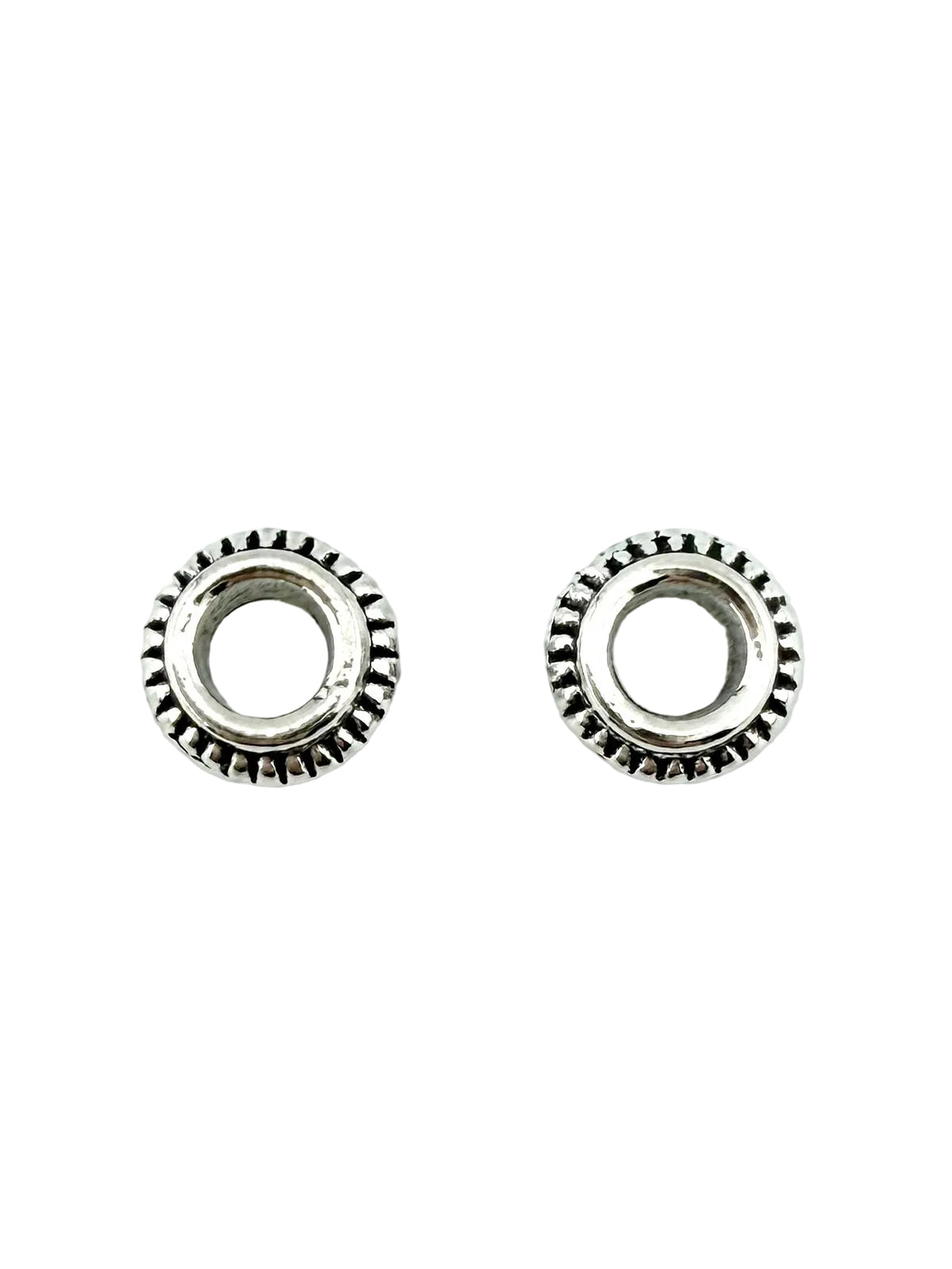 4x7mm Spacer Bead Rhodium