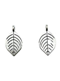 20mm Leaf Rhodium Charm
