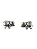 12x8mm Elephante Spacer Bead Rhodium
