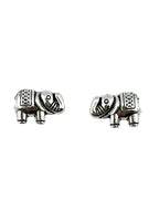 12x8mm Elephante Spacer Bead Rhodium