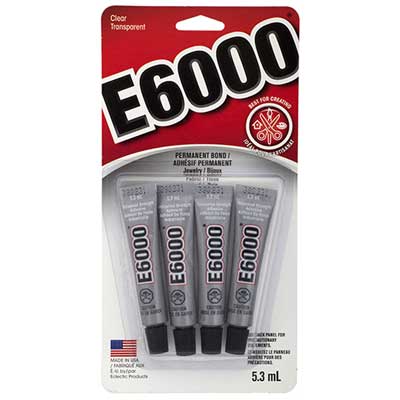 Glue E-6000 Clear Mini 5.3ml Tubes