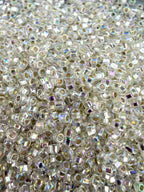 Mino Seed Beads 11/0 Crystal Silverlined AB