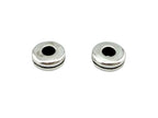 2.5x6mm Spacer Disk Rhodium