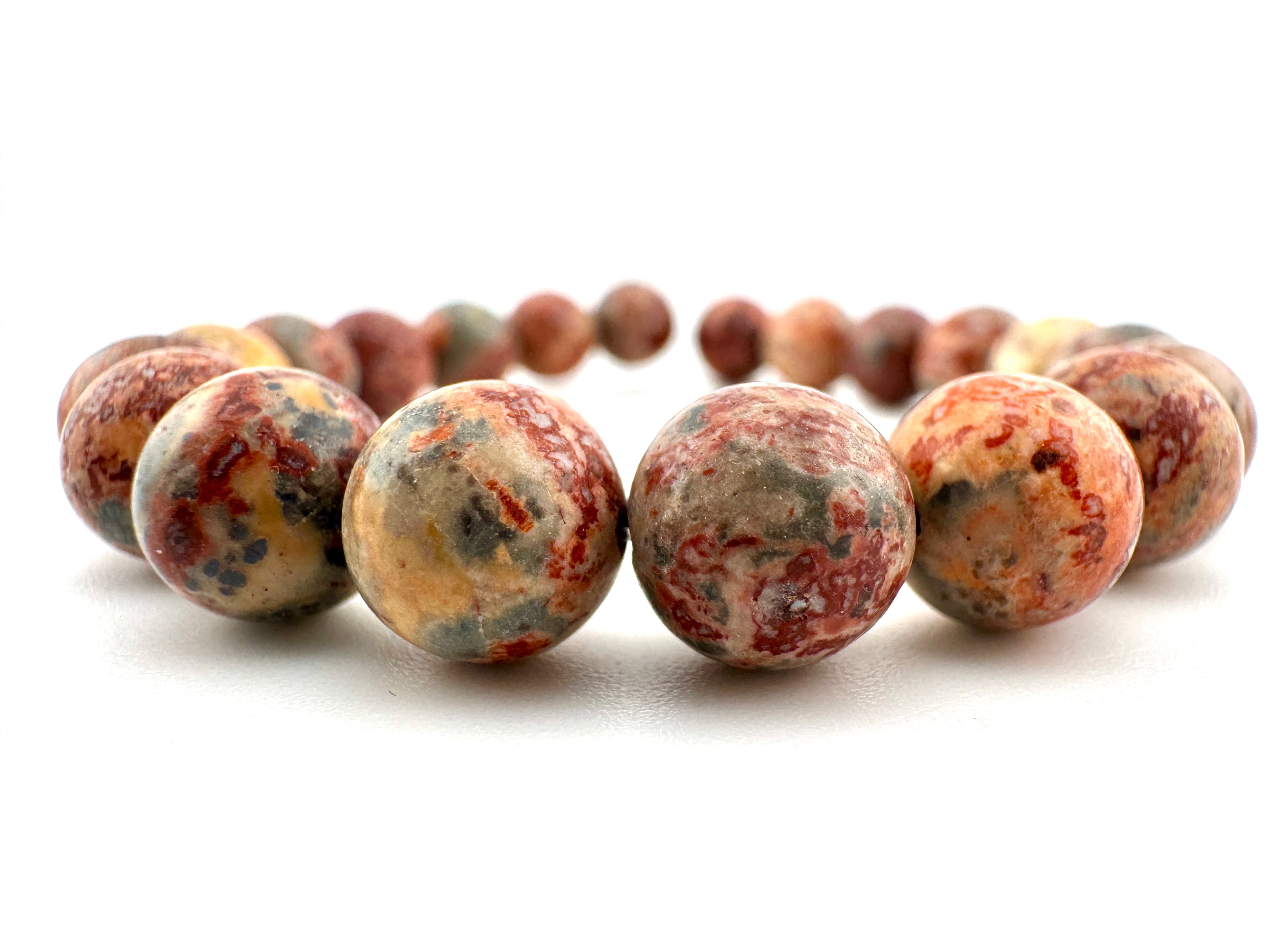 Leopard Skin JasperAvailable in 6mm, 8mm Sizes