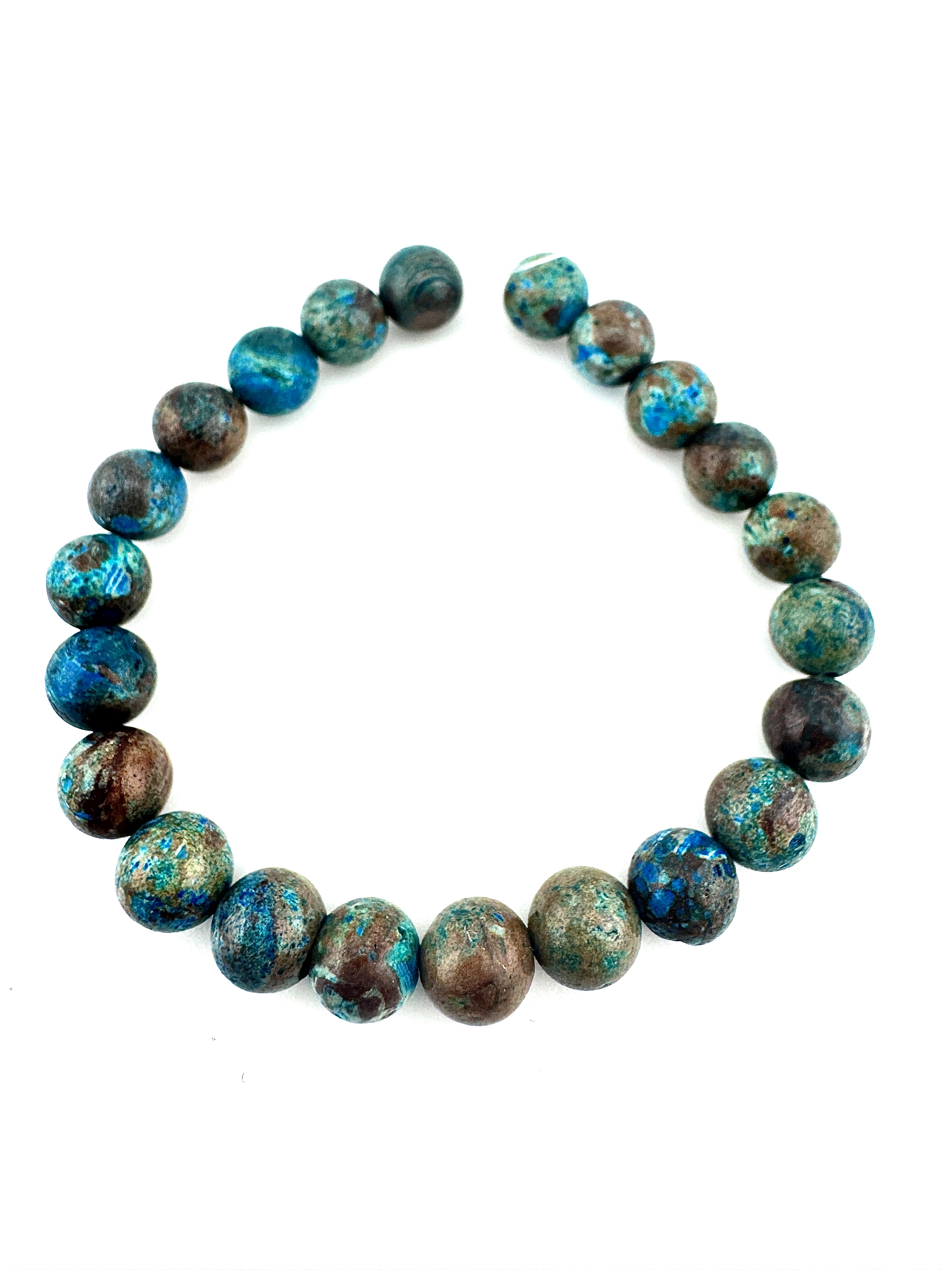 Blue Decorative Agate Beads Available in 6mm, 8mm, 10mm Sizes