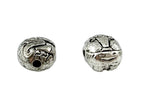8.5x7mm Spacer Bead Rhodium