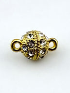 8.5mm Round Magnetic Claps Gold