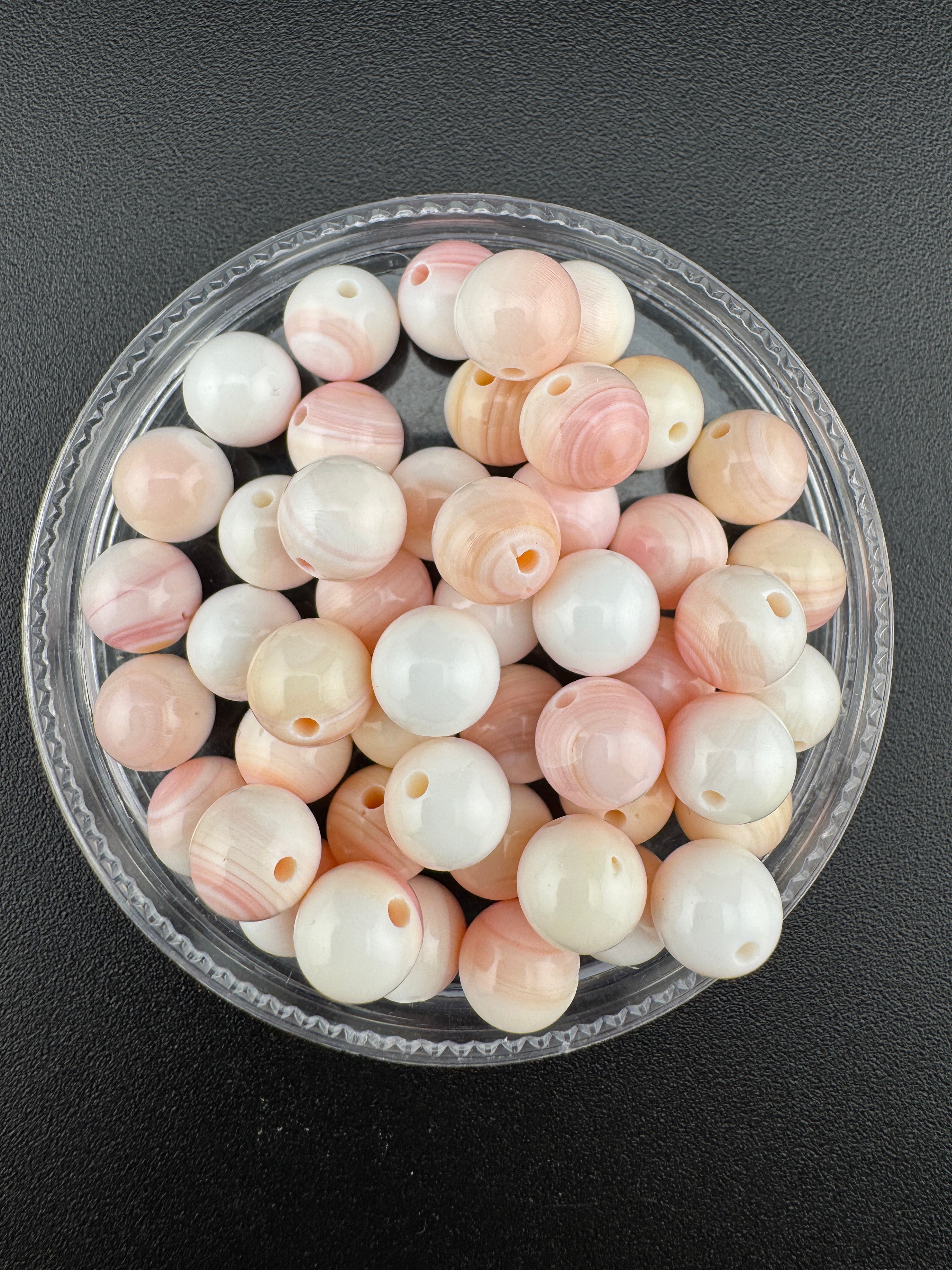 Conch Pearl Beads Available in 6mm, 8mm Sizes