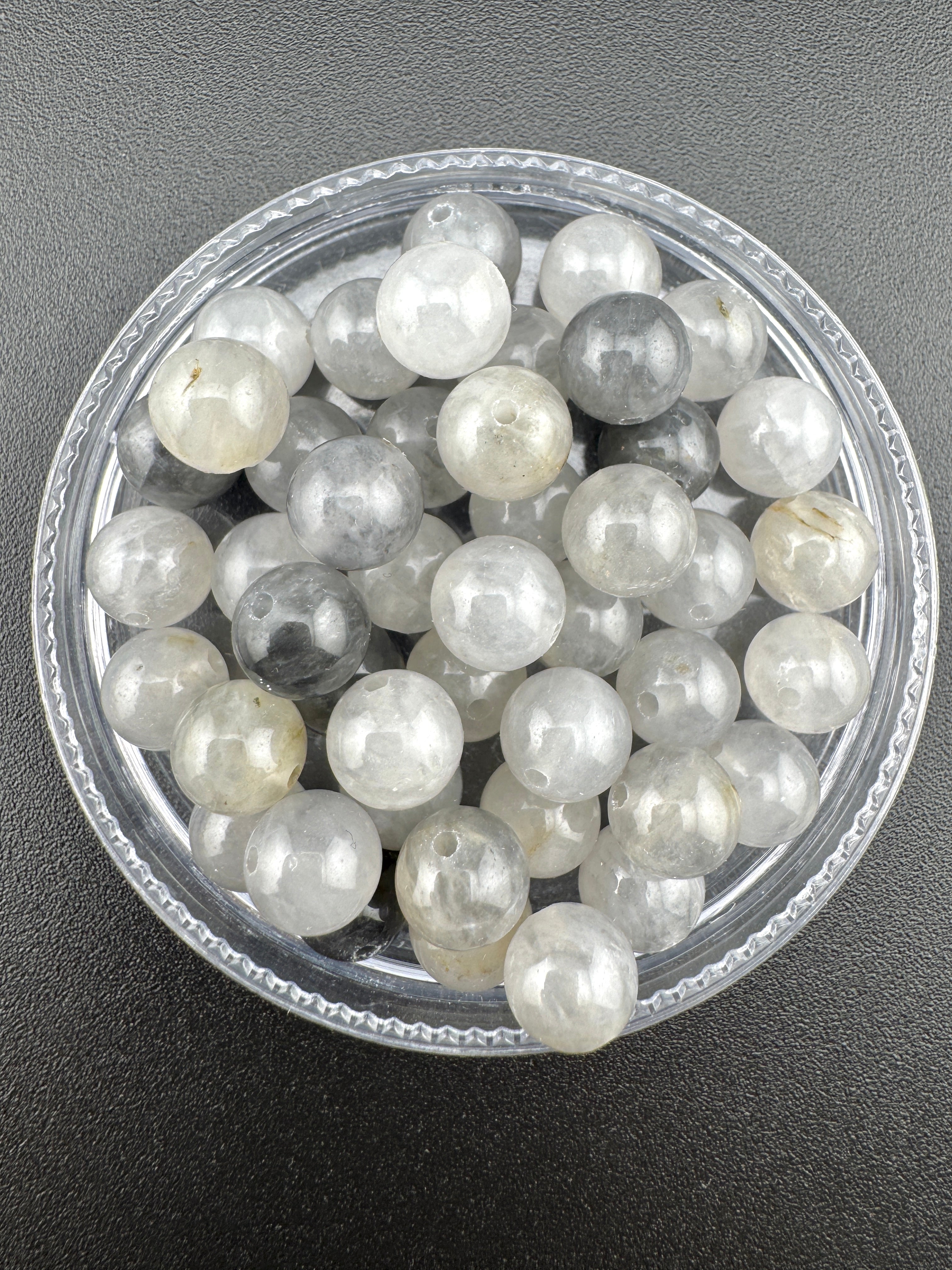 Clouded Quartz Beads Available in 6mm, 8mm Sizes