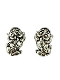 15.5x10mm Sacred Luck Spacer Bead Rhodium