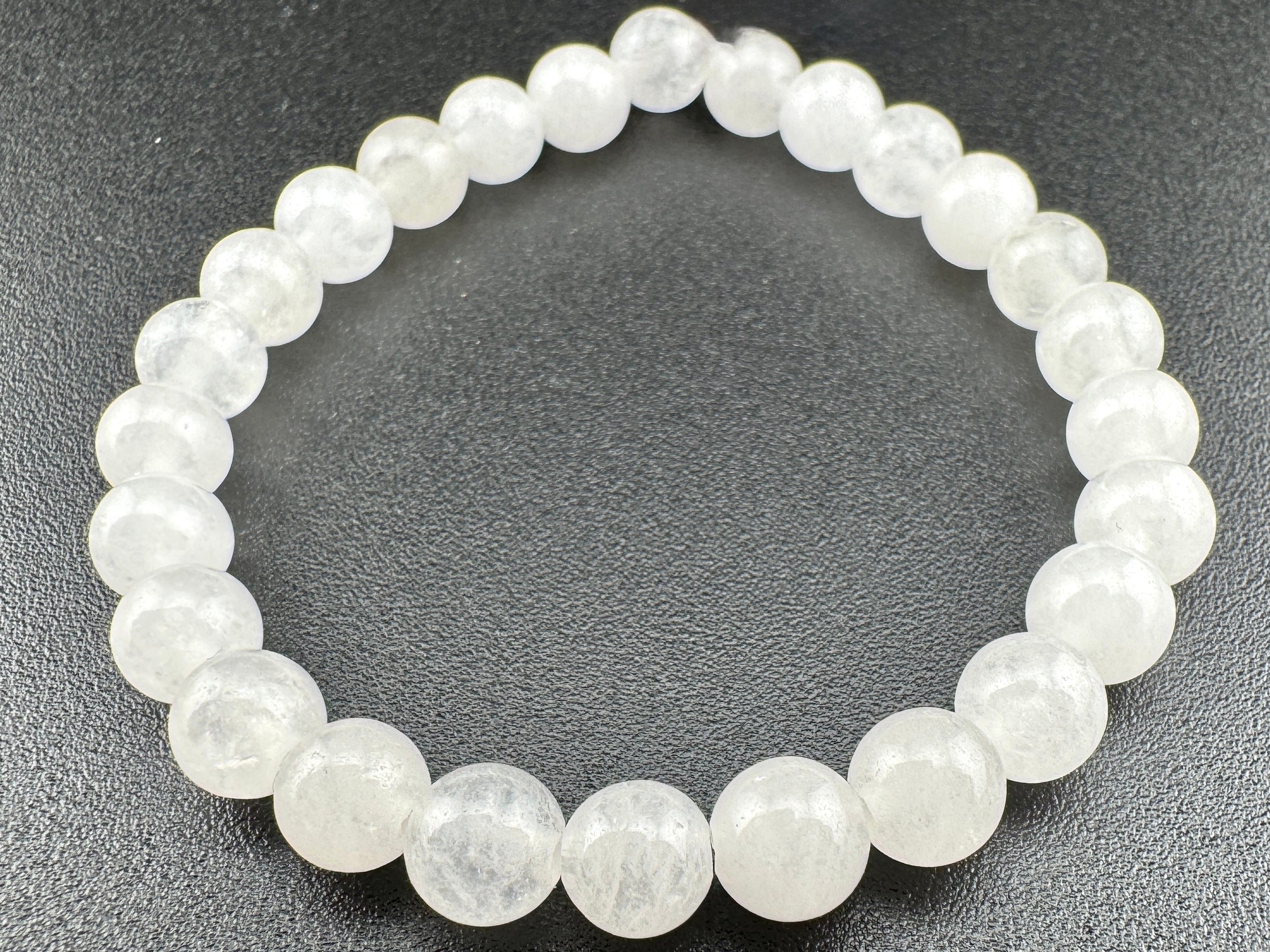 White Jade Beads Available in 6mm, 8mm Sizes