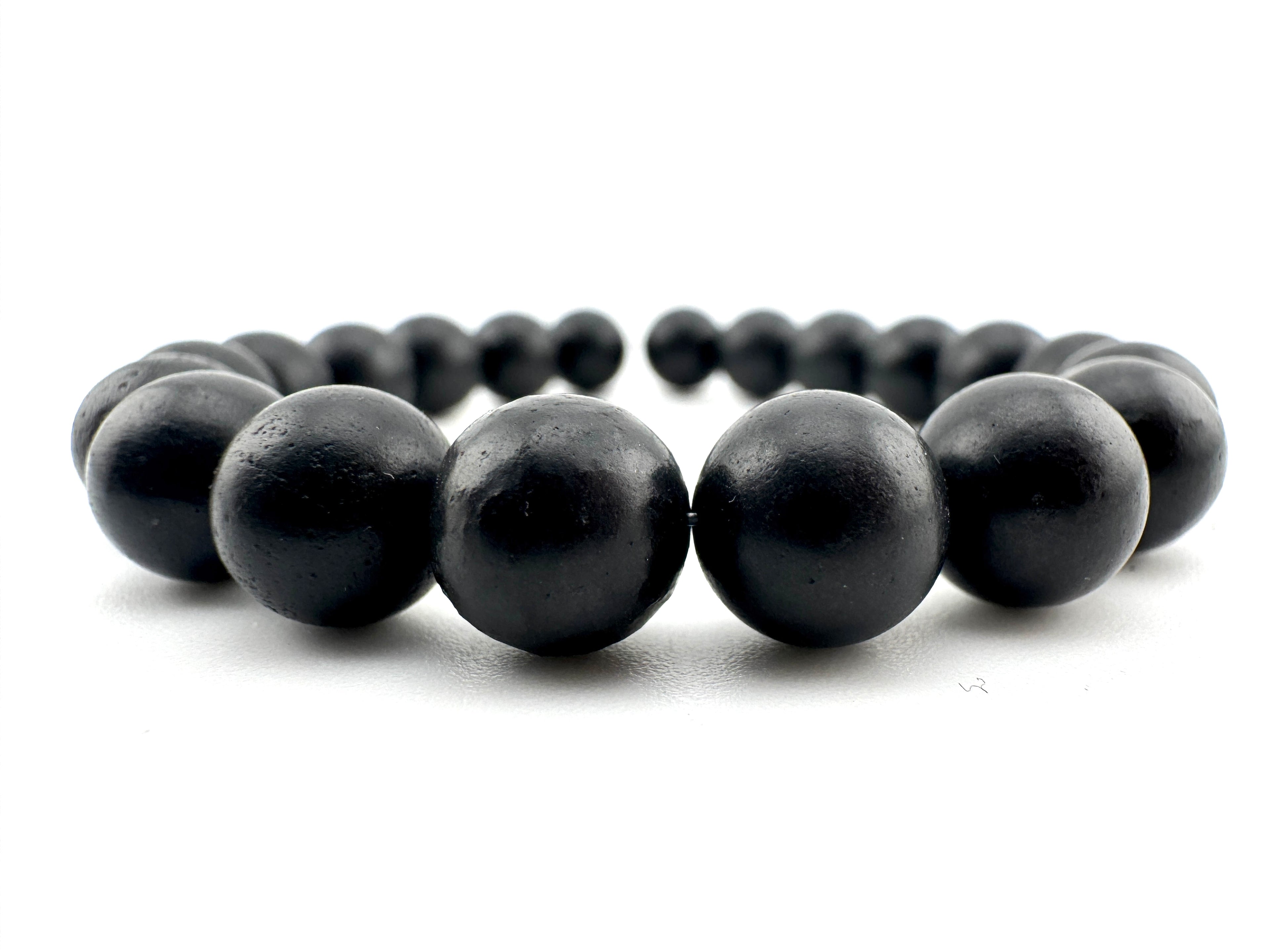 Shungite Beads Available in 6mm, 8mm Sizes