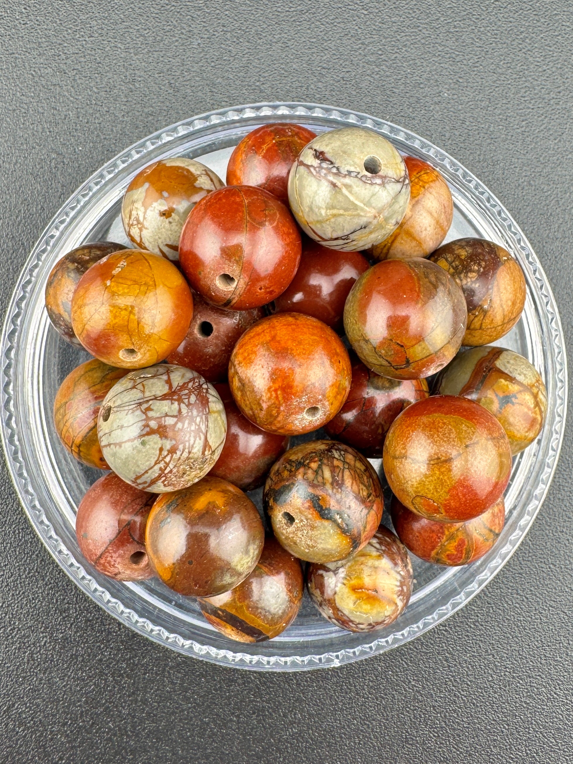Picasso Jasper Beads Available in 4mm, 6mm, 8mm, 10mm Sizes