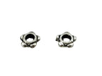 1.3x4mm Daisy Spacer Rhodium