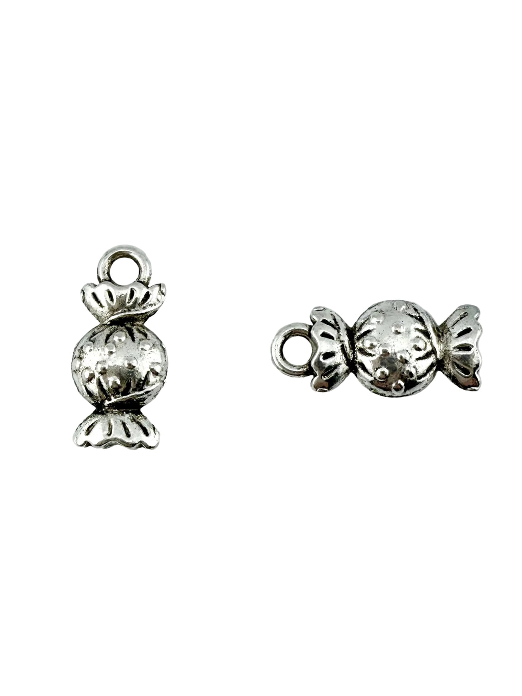 15x3.5mm Candy Spacer Bead Rhodium