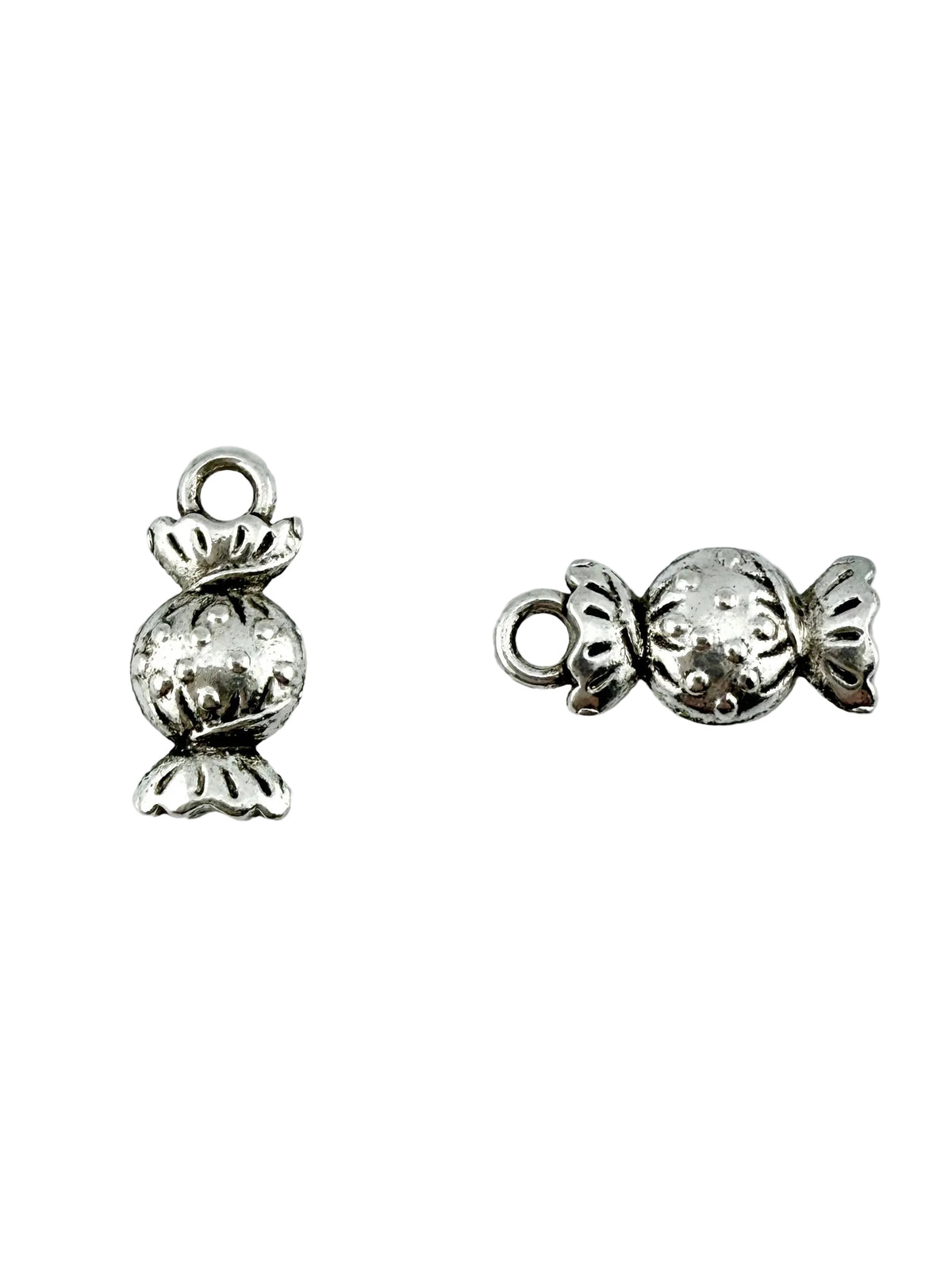 15x3.5mm Candy Spacer Bead Rhodium