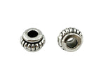 5x6.5mm Spacer Bead Rhodium