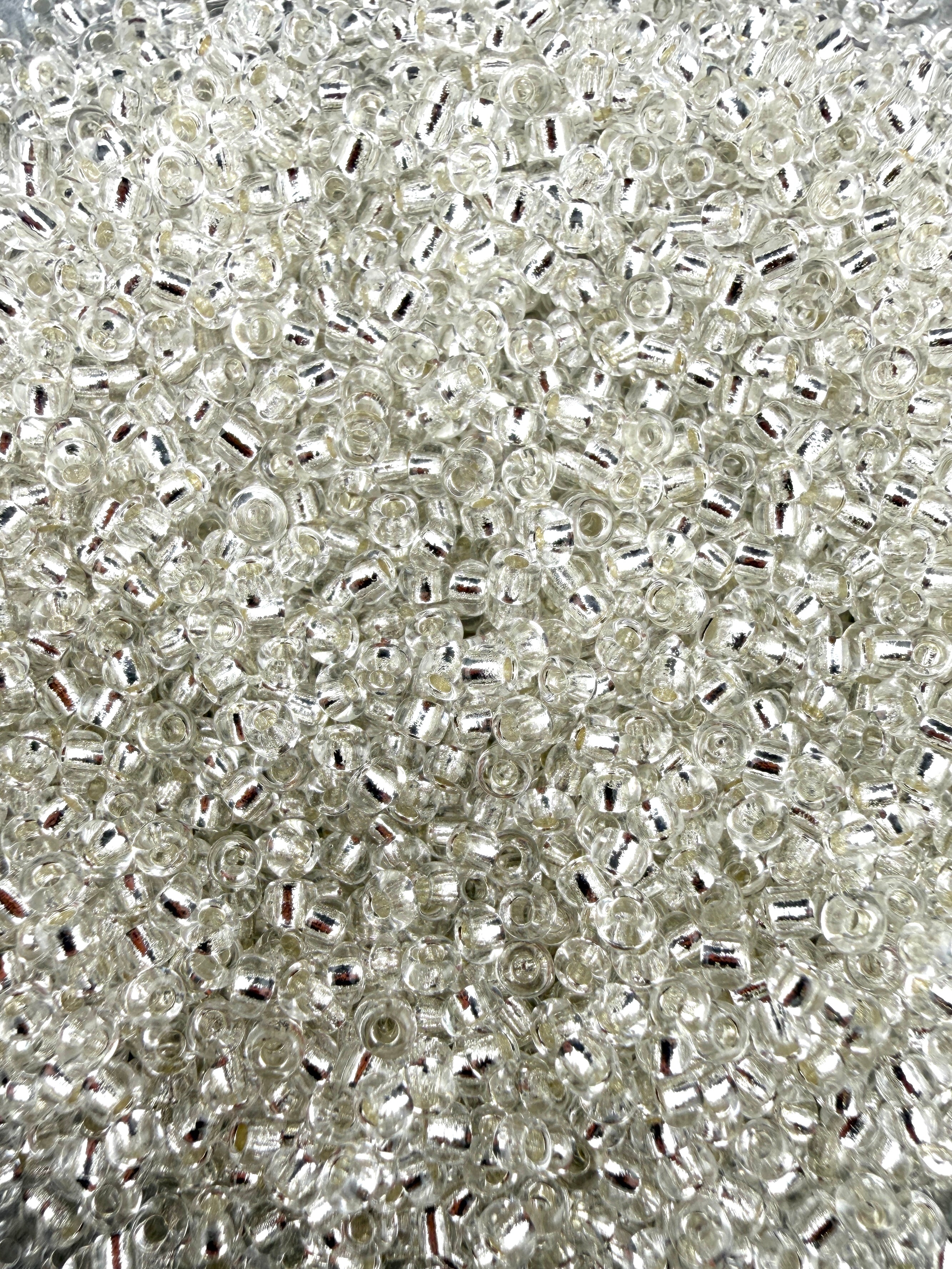 Mino Seed Beads 11/0 Crystal Silverlined