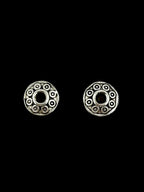 2.5x7mm Tibetian Style Spacer Bead Rhodium