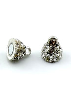 8mm Oval Magnetic Claps Silver