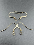 14k Gold Filled Fish Hook Earring Parts pair 1 pair