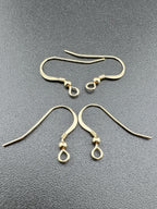 14k Gold Filled Fish Hook Earring Parts pair 1 pair