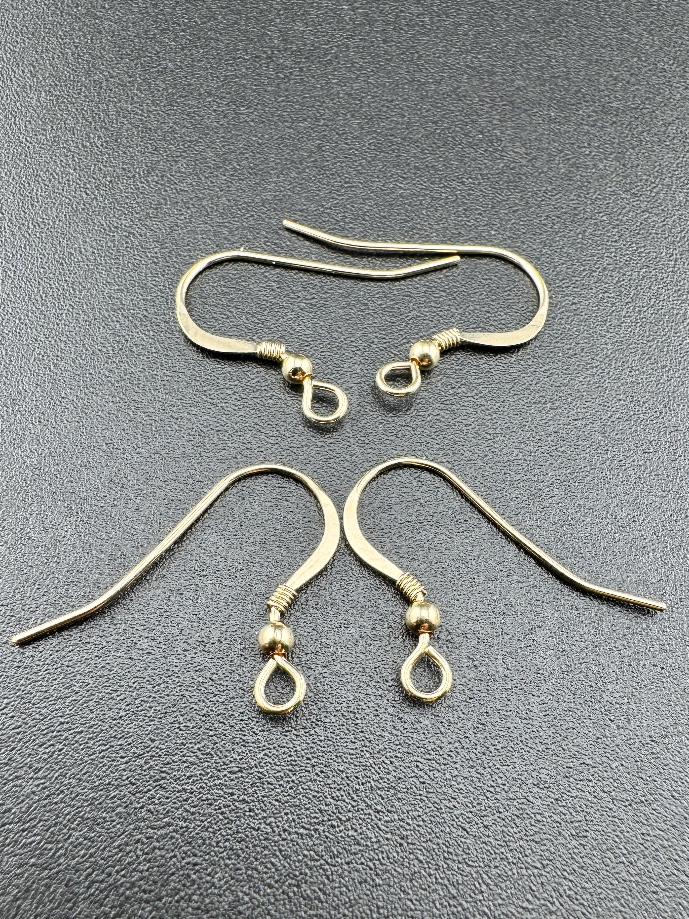 14k Gold Filled Fish Hook Earring Parts pair 1 pair