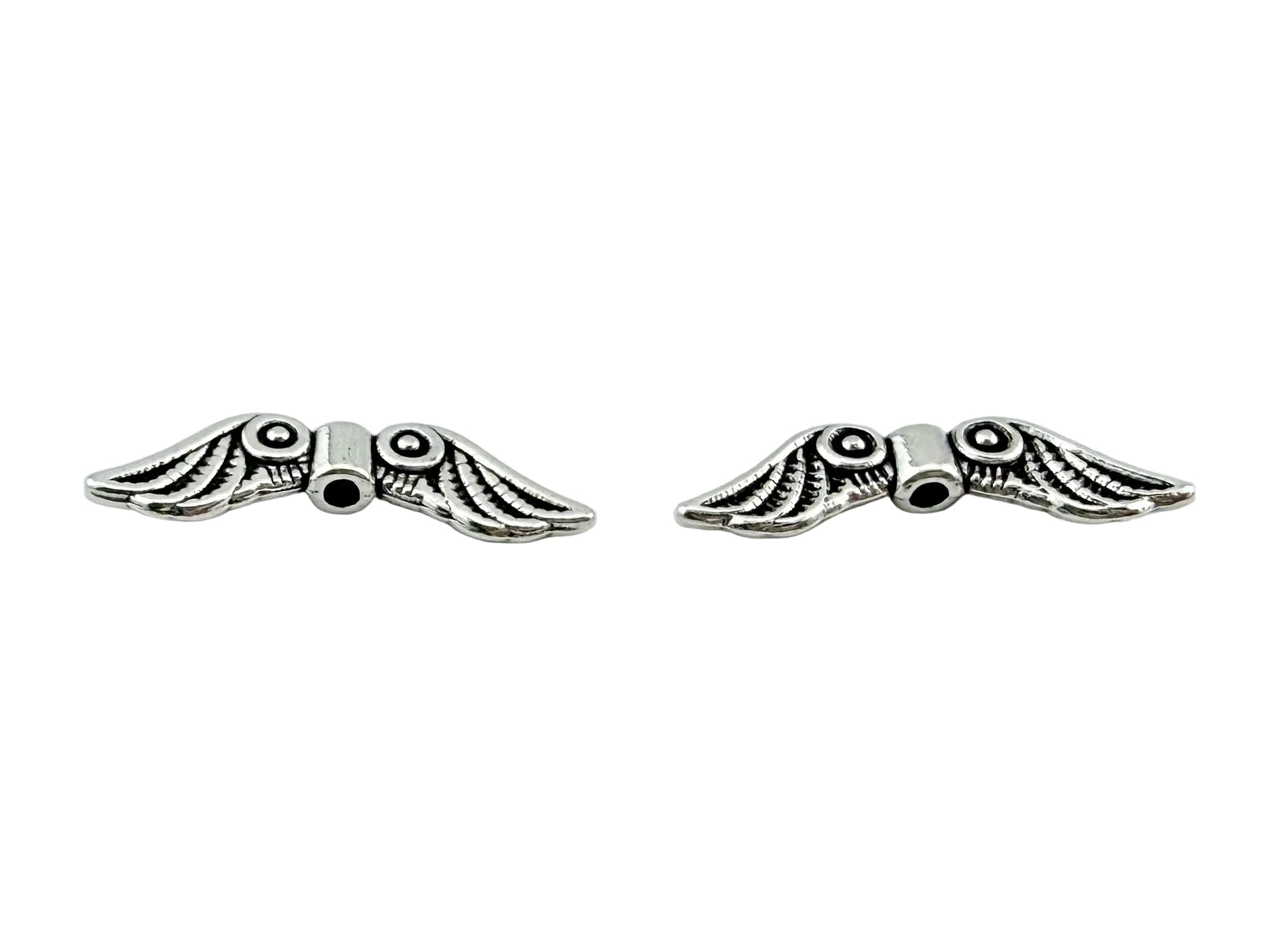 4x24mm Angel Wing Spacer Rhodium