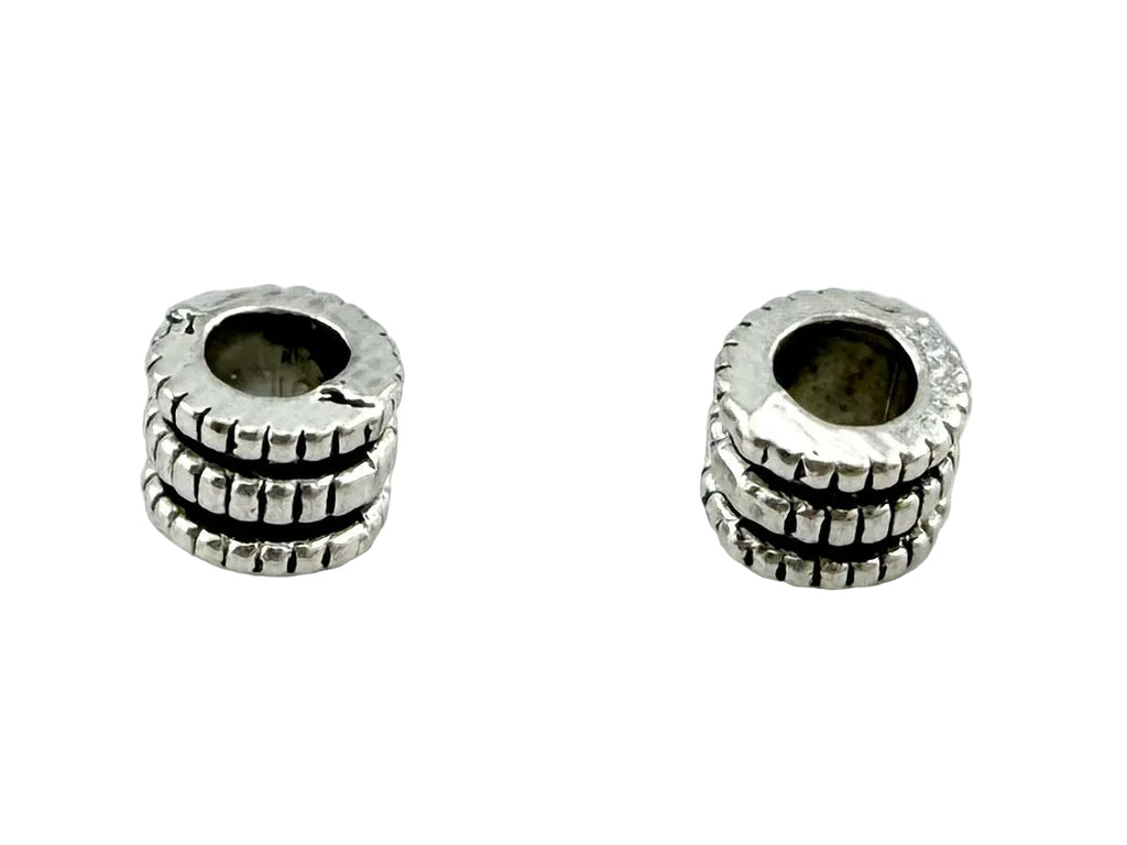 4.5x5mm Spacer Bead Rhodium