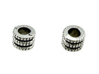 4.5x5mm Spacer Bead Rhodium
