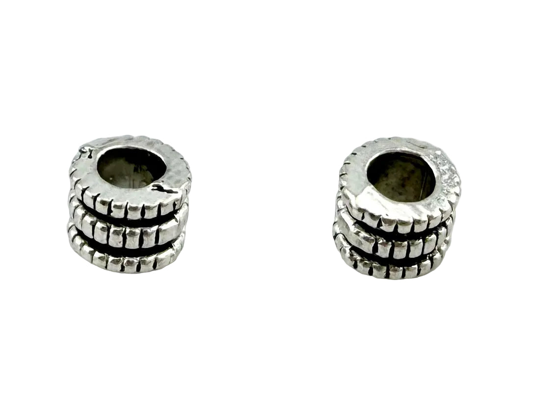4.5x5mm Spacer Bead Rhodium