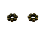 1.5x6mm Daisy Spacer Antique Brass