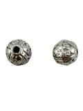 9mm Spacer Bead Rhodium