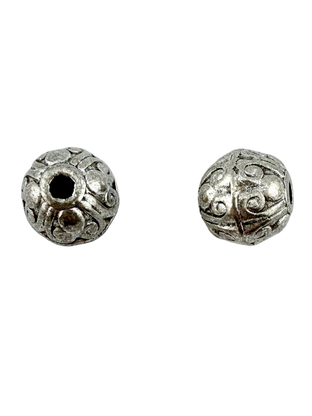 9mm Spacer Bead Rhodium