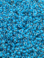 Mino Seed Beads 11/0 Crystal Blue Color Lined
