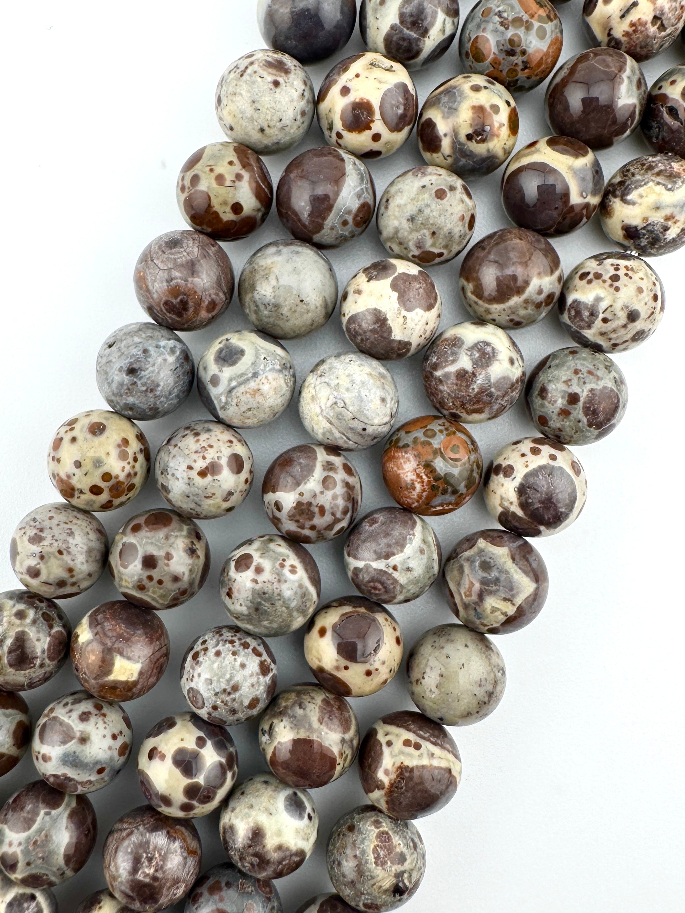 Leopard Skin Jasper Beads Available in 8mm, 10mm Sizes