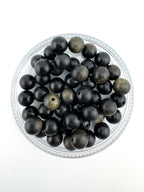 Matte Golden Obsidian Beads Available in 6mm, 8mm Sizes