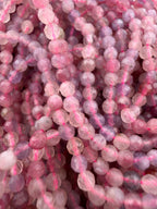 2.8mm Faceted Plum Tourmaline Beads