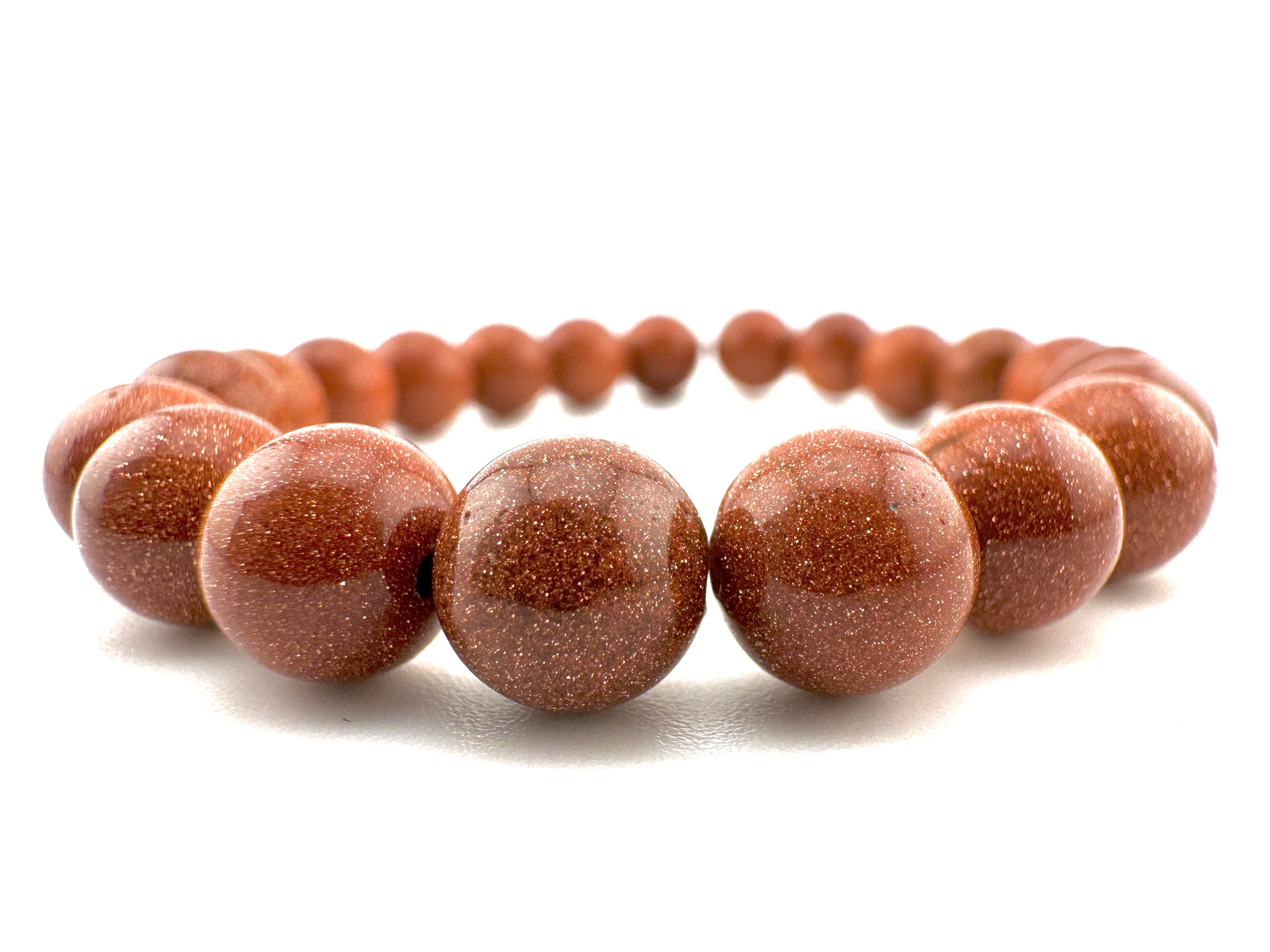 Gold Stone Man Made Beads Available in 6mm, 8mm Sizes