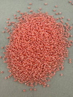 Mino Seed Beads 11/0 Crystal Luster Red Color Lined