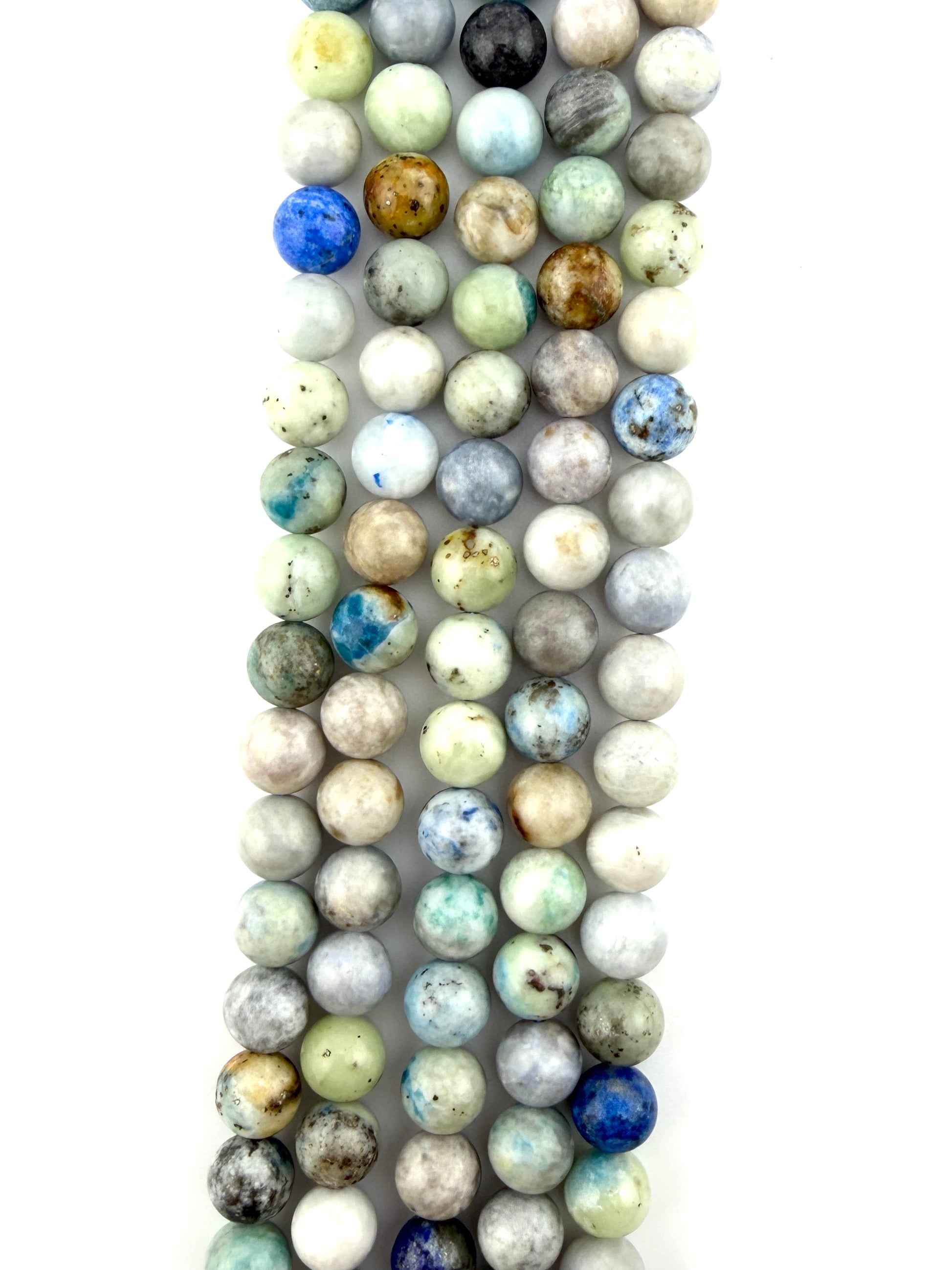 Precious Mix (K2 jasper, Emeralde, Saphire, Apatite, Kunzite, Lapis)